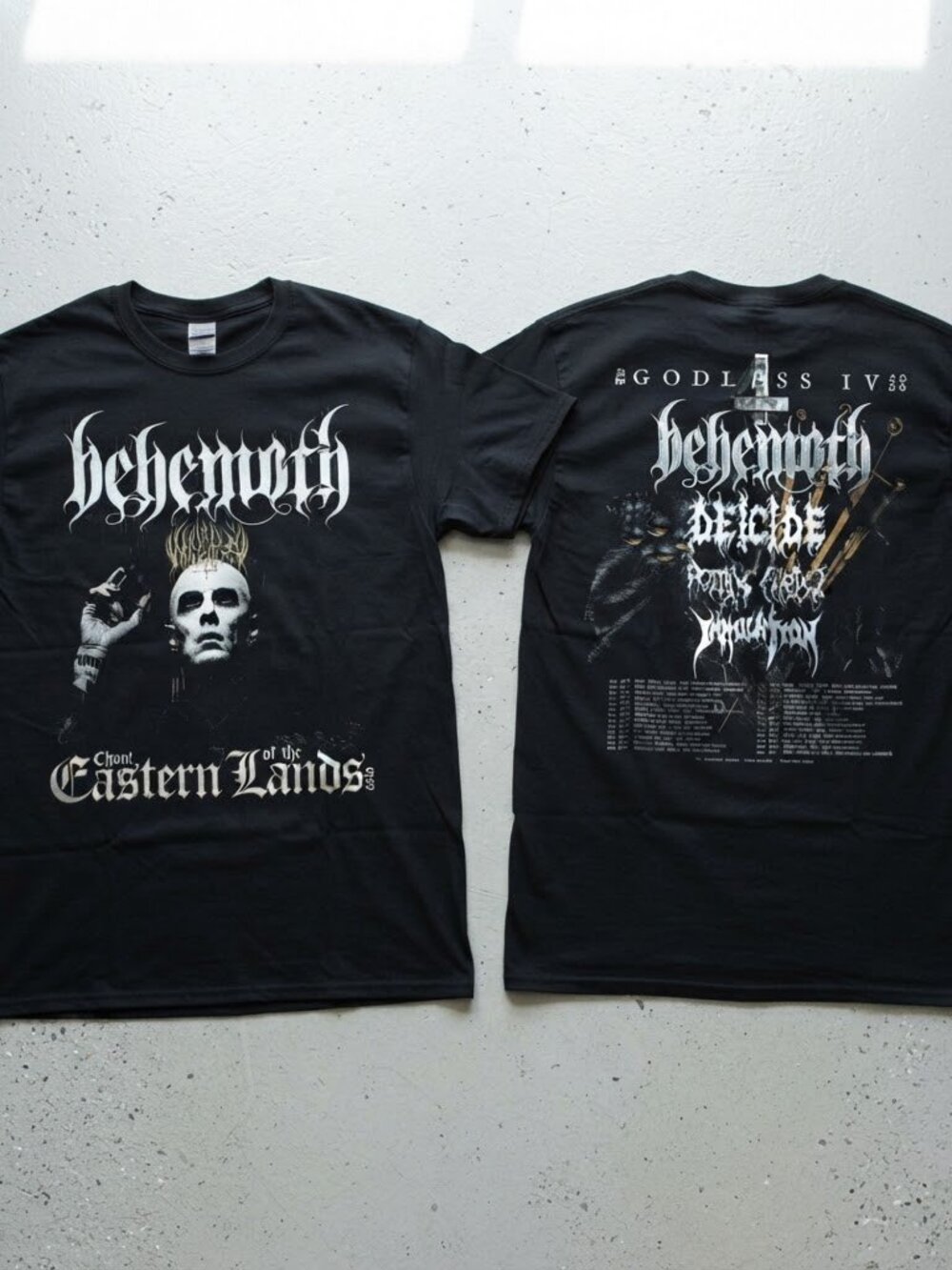 New Behemoth Band Tour 2026 Schedule Dates T-Shirt